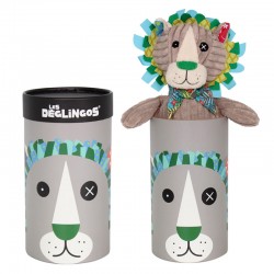 Les Déglingos Simply Jélékros the lion in gift box