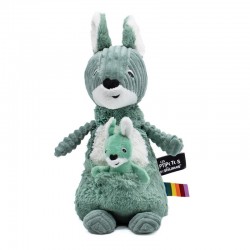 Kangaroo mom and baby by Les Ptipotosis