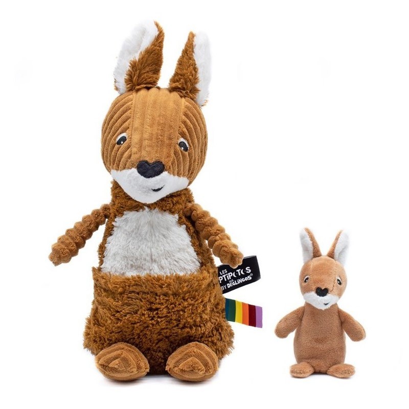 Kangaroo mom and baby by Les Ptipotosis, Les Deglingos