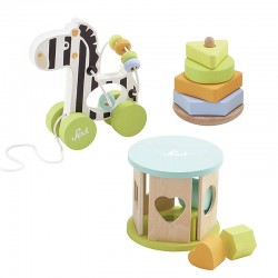 Wood sorter, pull along and stacker