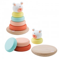 Wood stacking bear