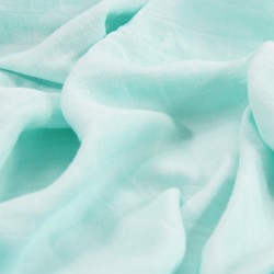 Mint Green Bamboo Muslin Swaddle Blanket