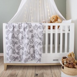 Sloth Bamboo Muslin Swaddle Blanket