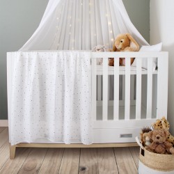 Dots Bamboo Muslin Swaddle Blanket