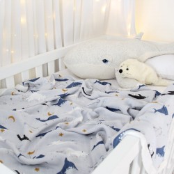 Arctic All-Seasons Bamboo Muslin Blanket