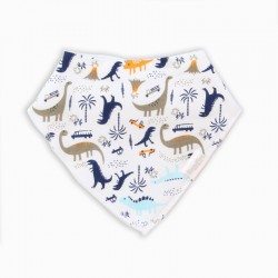 Organic Cotton Bandanna Bib Dinosaur