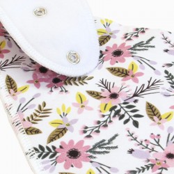 Organic Cotton Bandanna Bib Lilac Florals