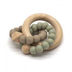 Teething Rattle Sage
