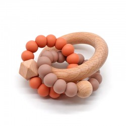 Teething Rattle Sunset