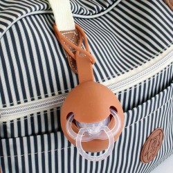 Silicone Pacifier Case Rust