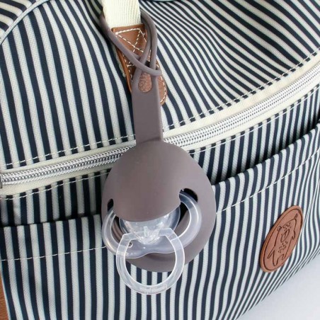 Silicone Pacifier Case Grey