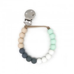 Pacifier Clip Cubbie Bear