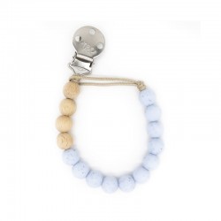 Pacifier Clip Speckled Blue