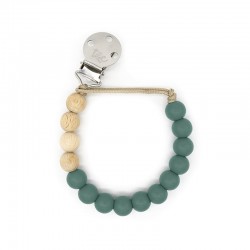 Pacifier Clip Peacock