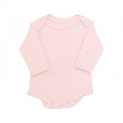 Cotton Onesie Envelope Neck 0 - 3 Months Pink