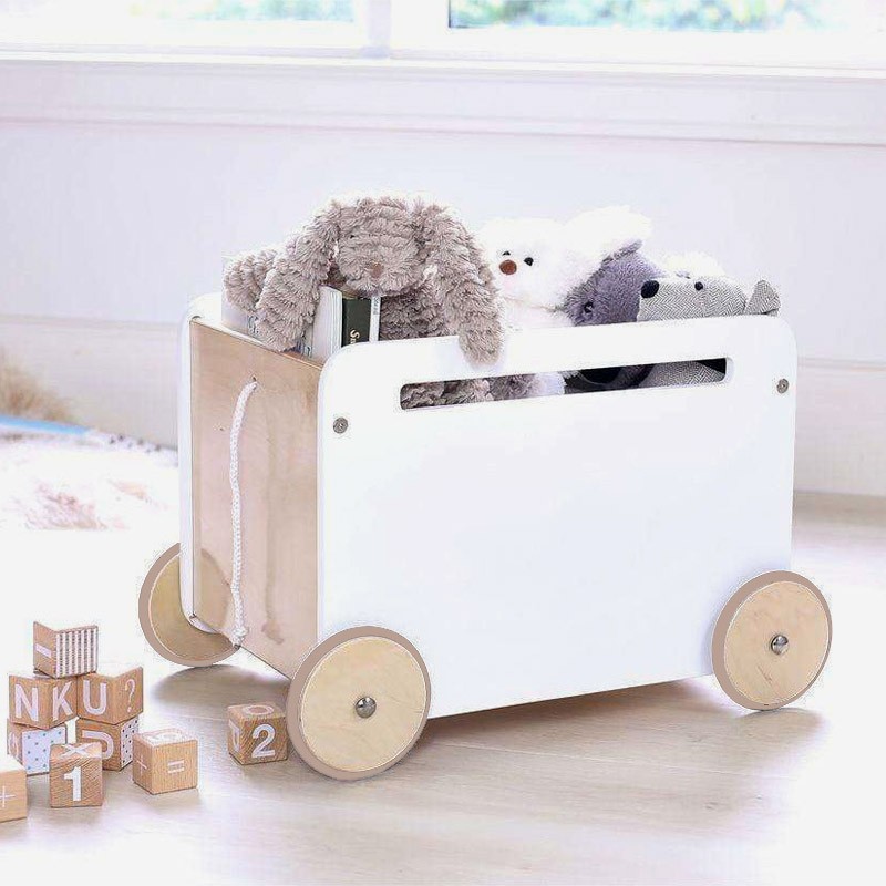 Lexi Pull Along Wooden Toy Box