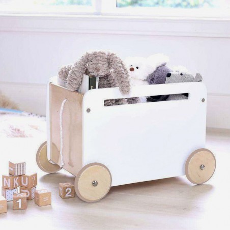 Lexi Pull Along Wooden Toy Box