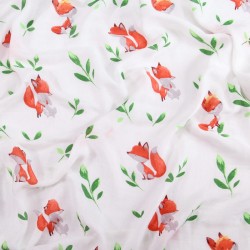 Baby Fox All-Seasons Bamboo Muslin Blanket