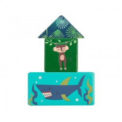 Wooden Block Set Blue by Stephen Joseph