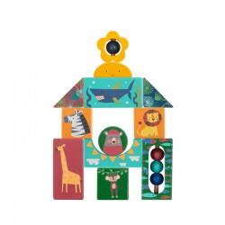 Wooden Block Set Blue by Stephen Joseph