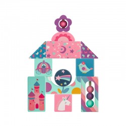 Wood Block Set Pink by Stephen Joseph