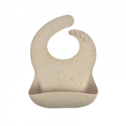 Silicone Pocket Bib Confetti Vanilla