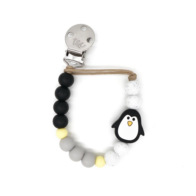 Pacifier Clip Penguin