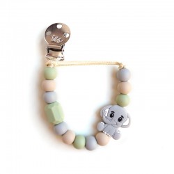 Pacifier Clip Elephant