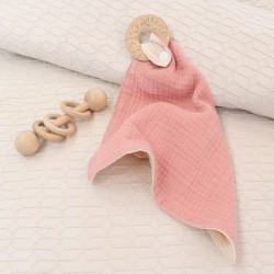 Muslin Soothing Doekie Pink