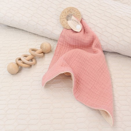 Muslin Soothing Doekie Pink