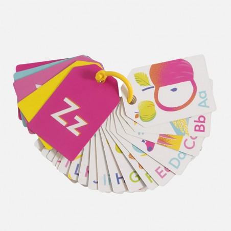 Alphabet Flash Cards Neon by Tiger Tribe