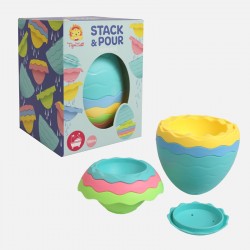 Stack & Pour Bath Egg by Tiger Tribe