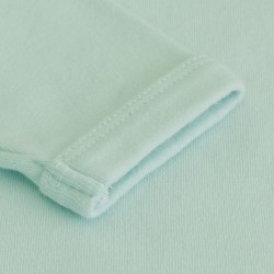 Cotton Footy Romper 0 - 3 Months Sage