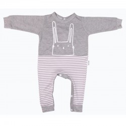 Cotton Sleepsuit 0 - 3 Months Bunny