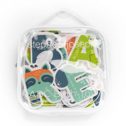 Floating ABC Foam Bath Letters Blue by Stephen Joseph