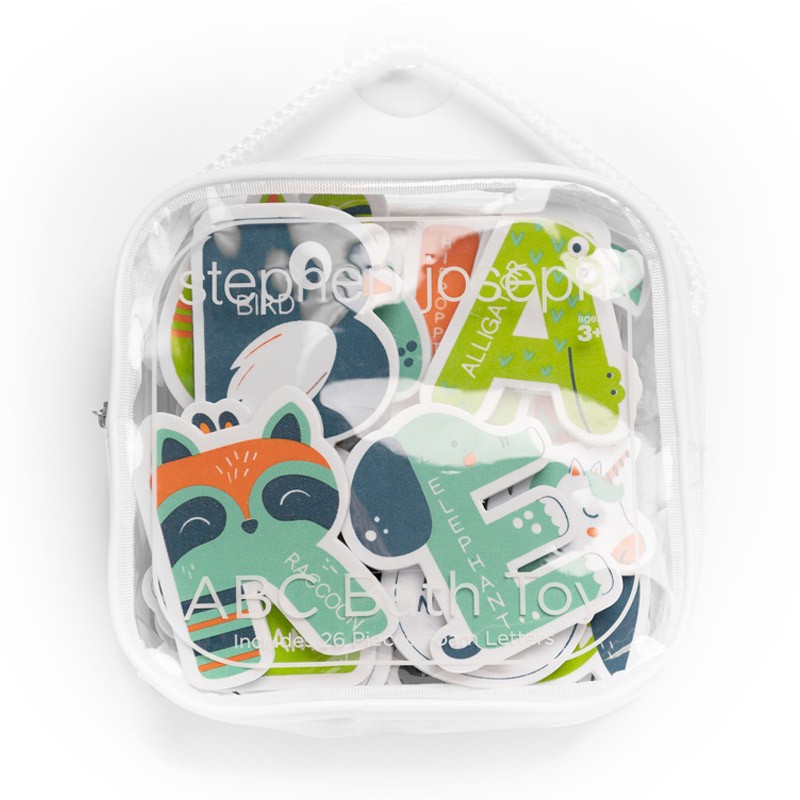 Floating ABC Foam Bath Letters Blue by Stephen Joseph