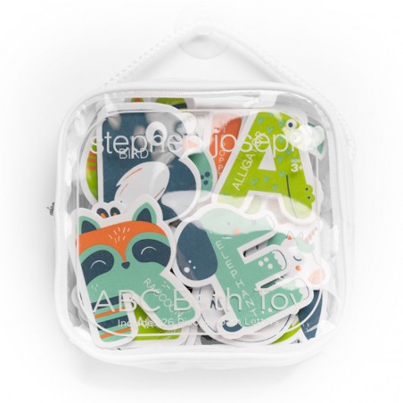 Floating ABC Foam Bath Letters Blue by Stephen Joseph