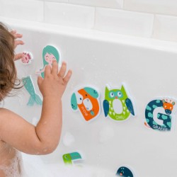 Floating ABC Foam Bath Letters Blue by Stephen Joseph