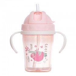Baby Sippy Cup with Straw Sloth by Stephen Joseph