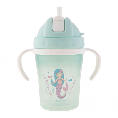 Baby Sippy Cup with Straw Mermaid by Stephen Joseph