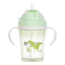 Baby Sippy Cup with Straw Dino by Stephen Joseph