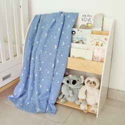 Starry Night 100% Cotton Muslin Swaddle Blanket