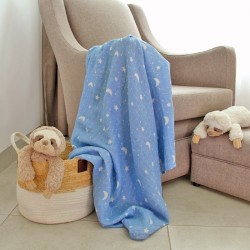 Starry Night 100% Cotton Muslin Swaddle Blanket